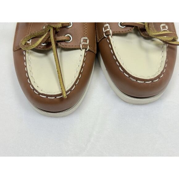 Lauren Ralph Lauren Yolonda Leather Loafers Women’s Sz 8 Boat Shoes Top Siders - Picture 6 of 12